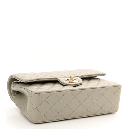 Chanel Lambskin Quilted Small Double Flap Grey 4 of 11