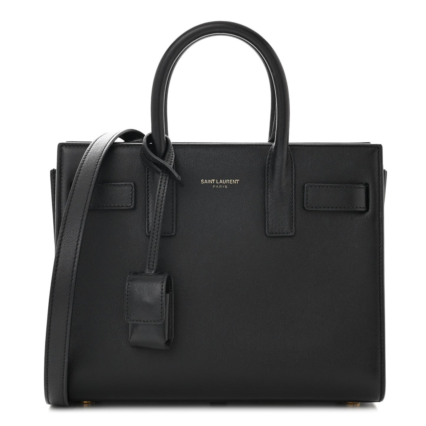 Calfskin Nano Sac De Jour Black