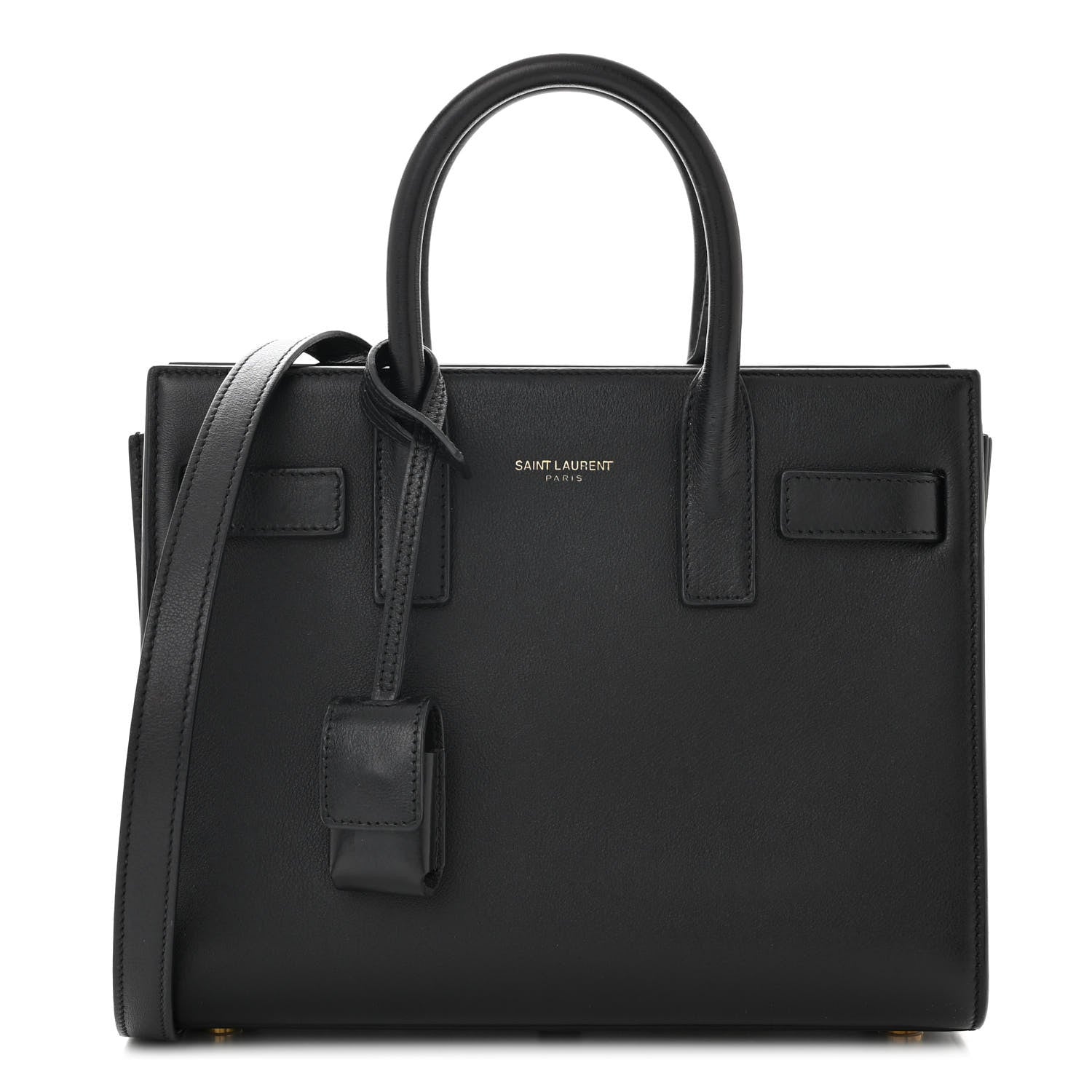 Saint Laurent Calfskin Nano Sac De Jour Black 1 of 10