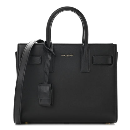 Saint Laurent Calfskin Nano Sac De Jour Black 1 of 10