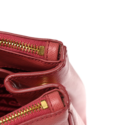 Prada Saffiano Medium Galleria Double Zip Tote Geranio 16 of 17