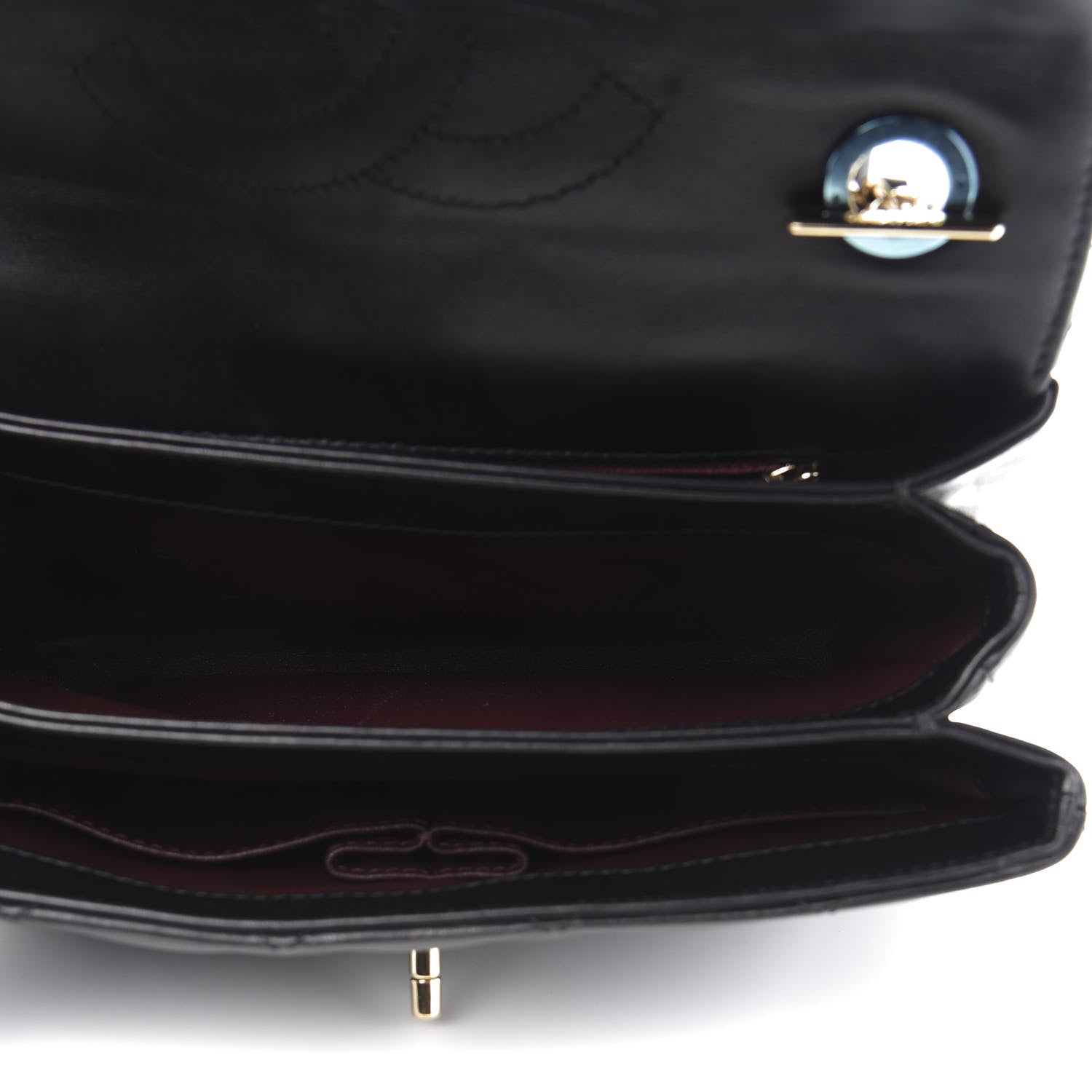 Chanel Lambskin Quilted Small Trendy CC Dual Handle Flap Bag Black 5 of 14