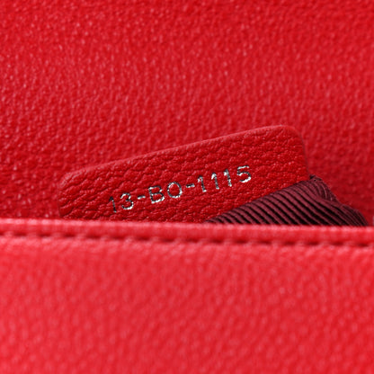 Christian Dior Grained Calfskin Small Diorama Flap Bag Red 7 of 11