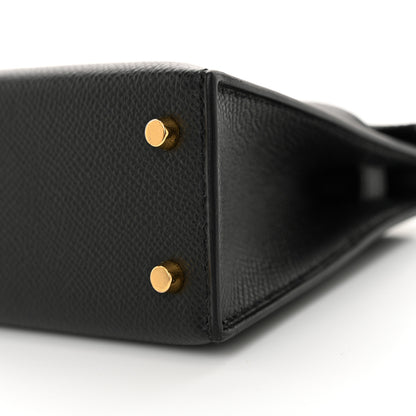 Hermes Epsom Mini Kelly Sellier 20 Black 10 of 13