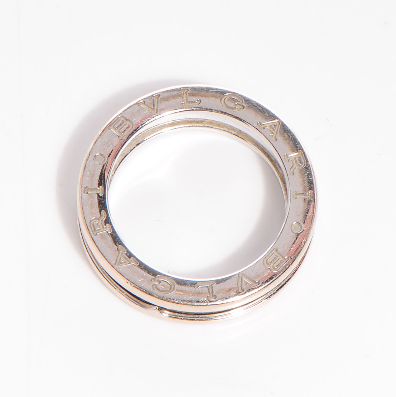 Bulgari 18K White Gold B.Zero1 Ring One-Band Ring 51 5.75 4 of 4
