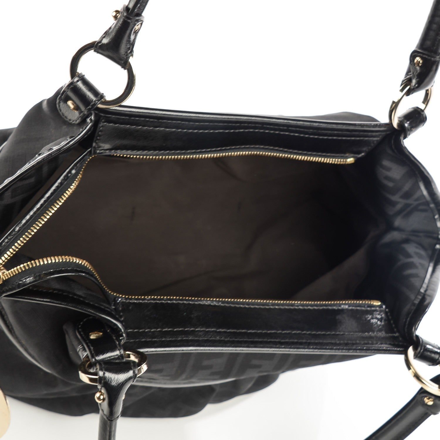 Fendi Zucca Large Chef Shopper Tote Black 5 of 9