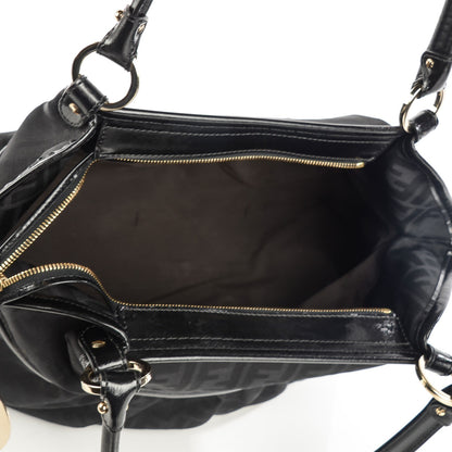 Fendi Zucca Large Chef Shopper Tote Black 5 of 9