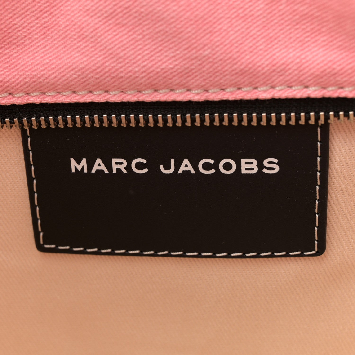 Marc Jacobs Denim Canvas Medium Chain Bag Ribbon Pink 6 of 11