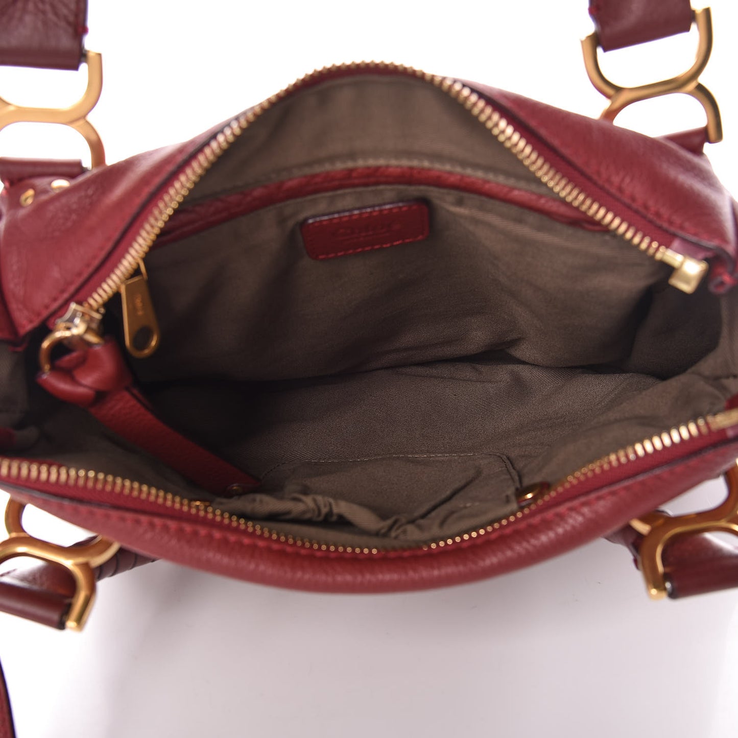 Calfskin Medium Marcie Satchel Cocoa