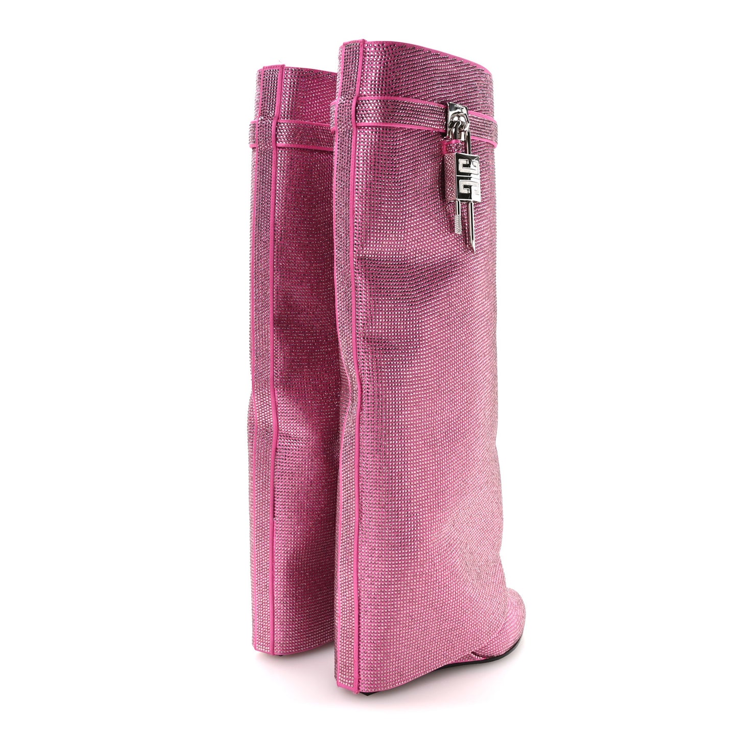 Suede Strass Shark Lock Pant Boots 37.5