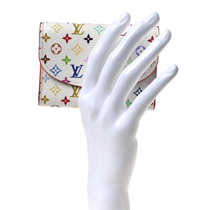 Louis Vuitton LV X TM Monogram Multicolor Rosalie Coin Purse White Kawaii Pink 2 of 6