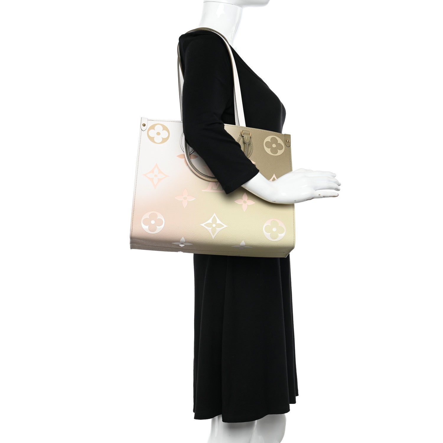 Louis Vuitton Monogram Giant Spring In The City OnTheGo MM Sunset Kaki 2 of 9