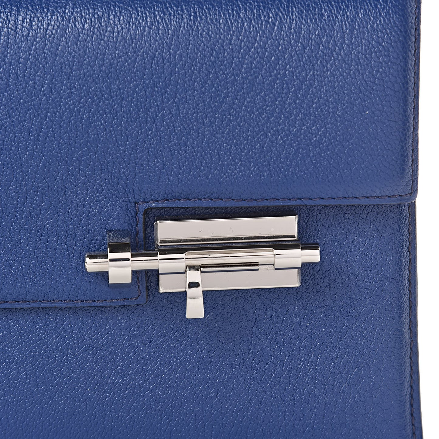 Chevre Chamkila Mini Verrou Chaine Bag Bleu Encre