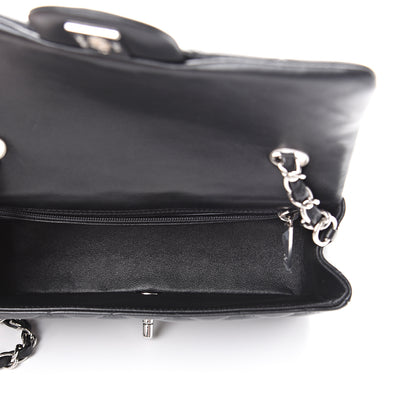 Chanel Lambskin Quilted Mini Rectangular Flap Black 4 of 12