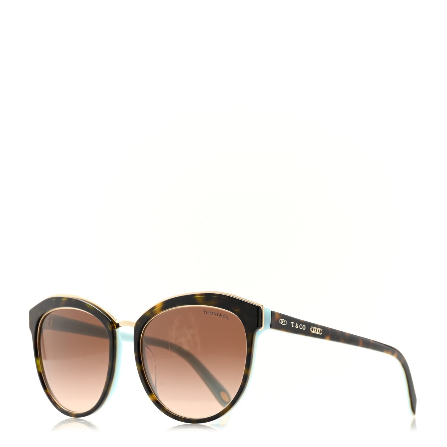 Acetate TF4146-F Sunglasses Havana Blue
