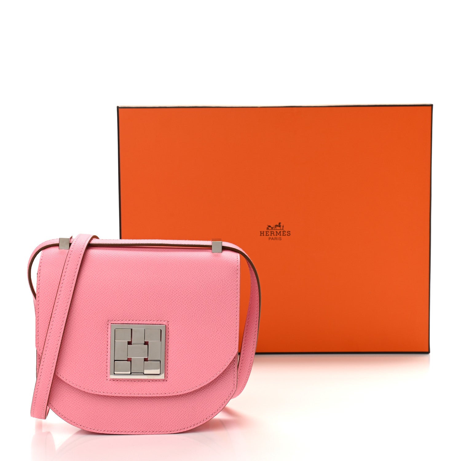 Hermes Epsom Mosaique Au 24-17 Rose Confetti 11 of 11