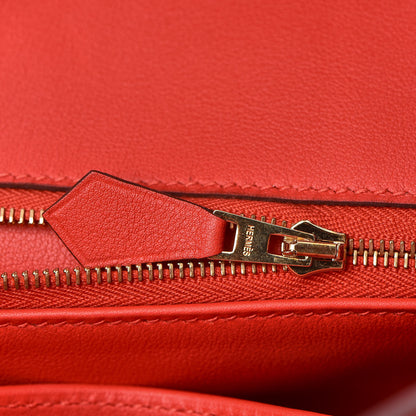 Hermes Swift Birkin 25 Rouge Tomate 17 of 30
