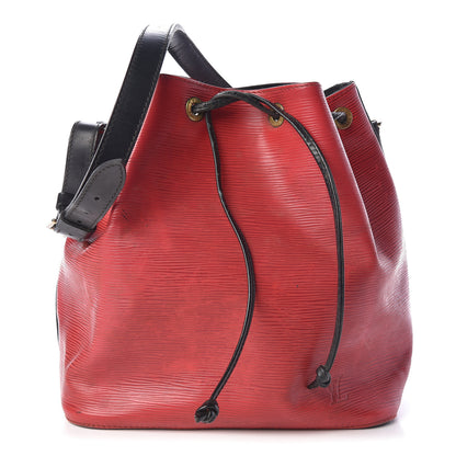 Louis Vuitton Epi Petit Noe Red Black 1 of 11