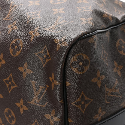 Louis Vuitton Monogram Macassar Keepall Bandouliere 45 8 of 10