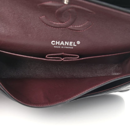 Chanel Lambskin Quilted Medium Double Flap Black 4 of 15