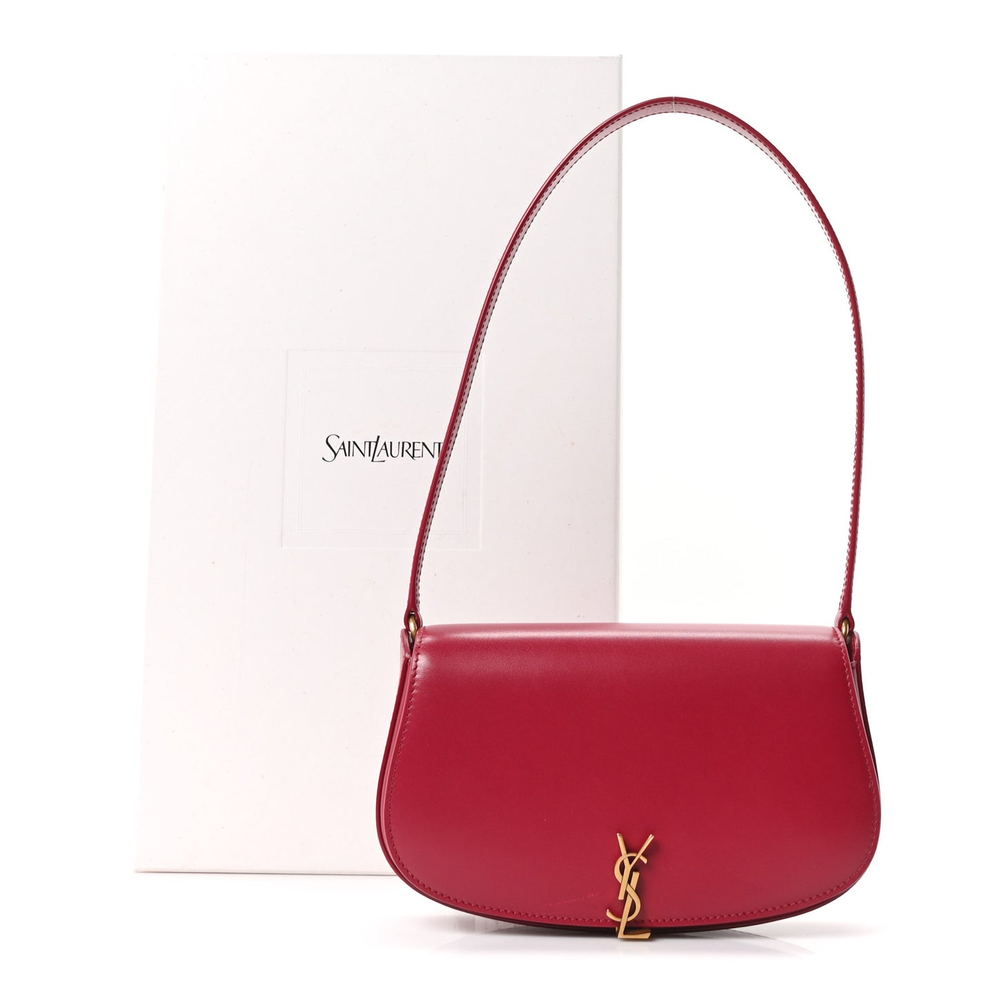 Box Calfskin Mini Voltaire Shoulder Bag Raspberry Pink