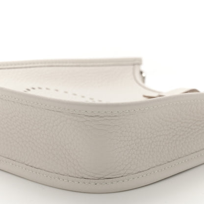 Hermes Taurillon Clemence Amazone Evelyne TPM Gris Pale 10 of 11