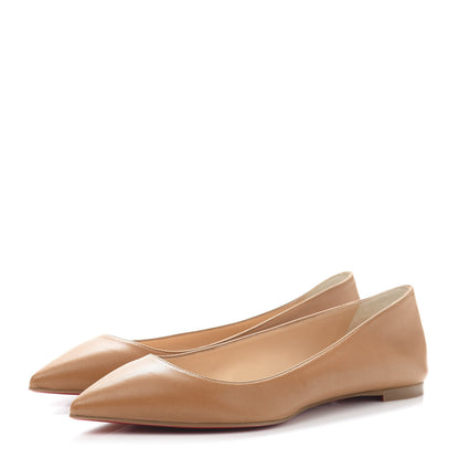 Christian Louboutin Shiny Nappa Ballalla Flats 39 Safari 3 of 8
