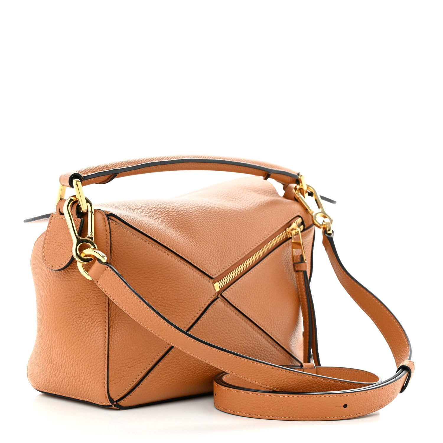Loewe Calfskin Small Puzzle Bag Light Caramel 3 of 9