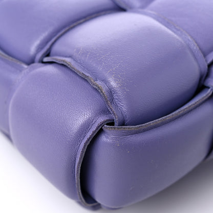Bottega Veneta Lambskin Maxi Intreccio Padded Chain Cassette Crossbody Bag Lavender 9 of 16