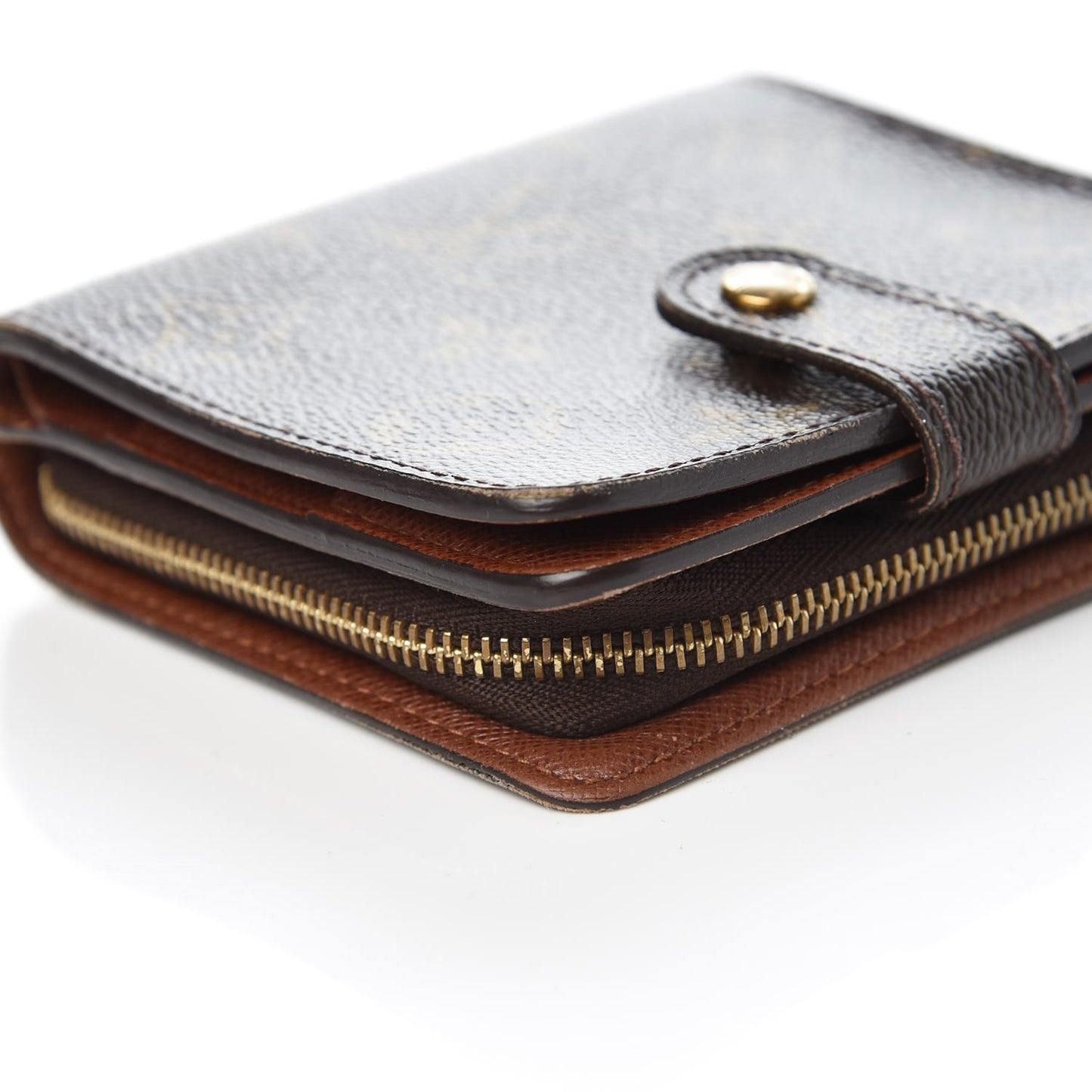 Monogram Compact Zippe Zipped Wallet