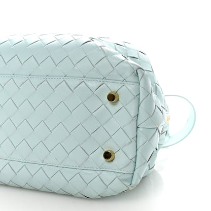 Bottega Veneta Nappa Intrecciato Bauletto Teal Washed 9 of 9