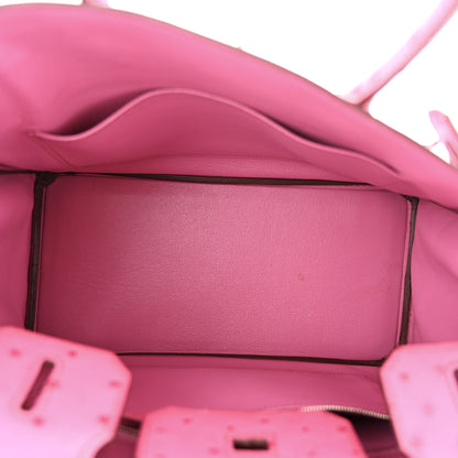 Hermes Ostrich Birkin 30 Fuchsia 5 of 10