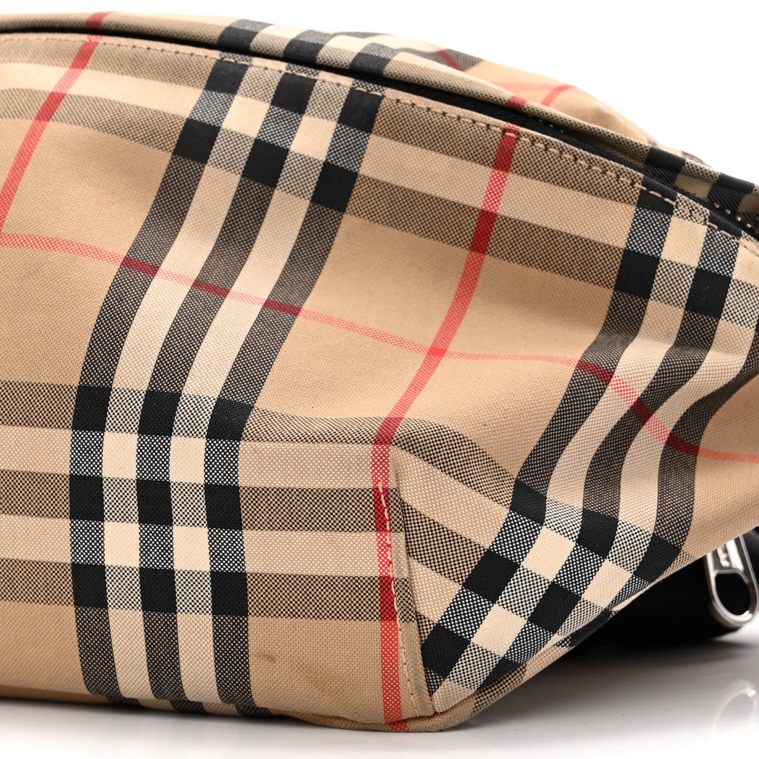 Burberry Nylon Vintage Check Medium Sonny Bum Bag Archive Beige Black 10 of 11