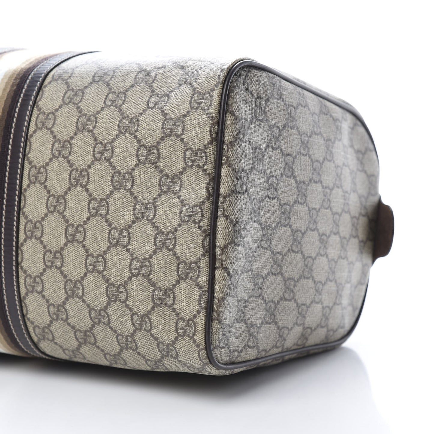 GG Plus Monogram Web Medium Joy Boston Dark Brown