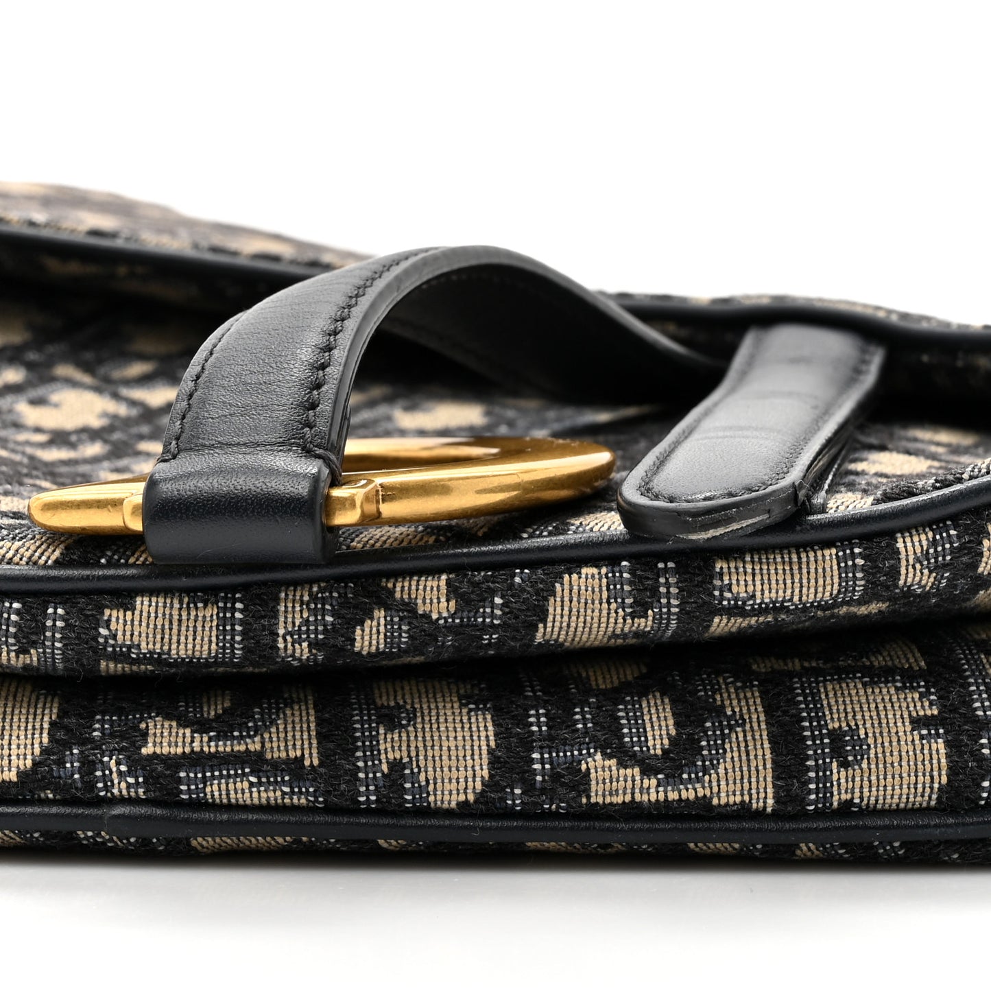 Oblique Saddle Bag Blue