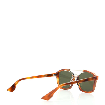 Christian Dior Abstract Square Mirrored Sunglasses Havana Purple 4 of 7