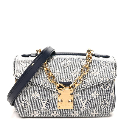Louis Vuitton Monoglam Pochette Metis East West Blue 1 of 8