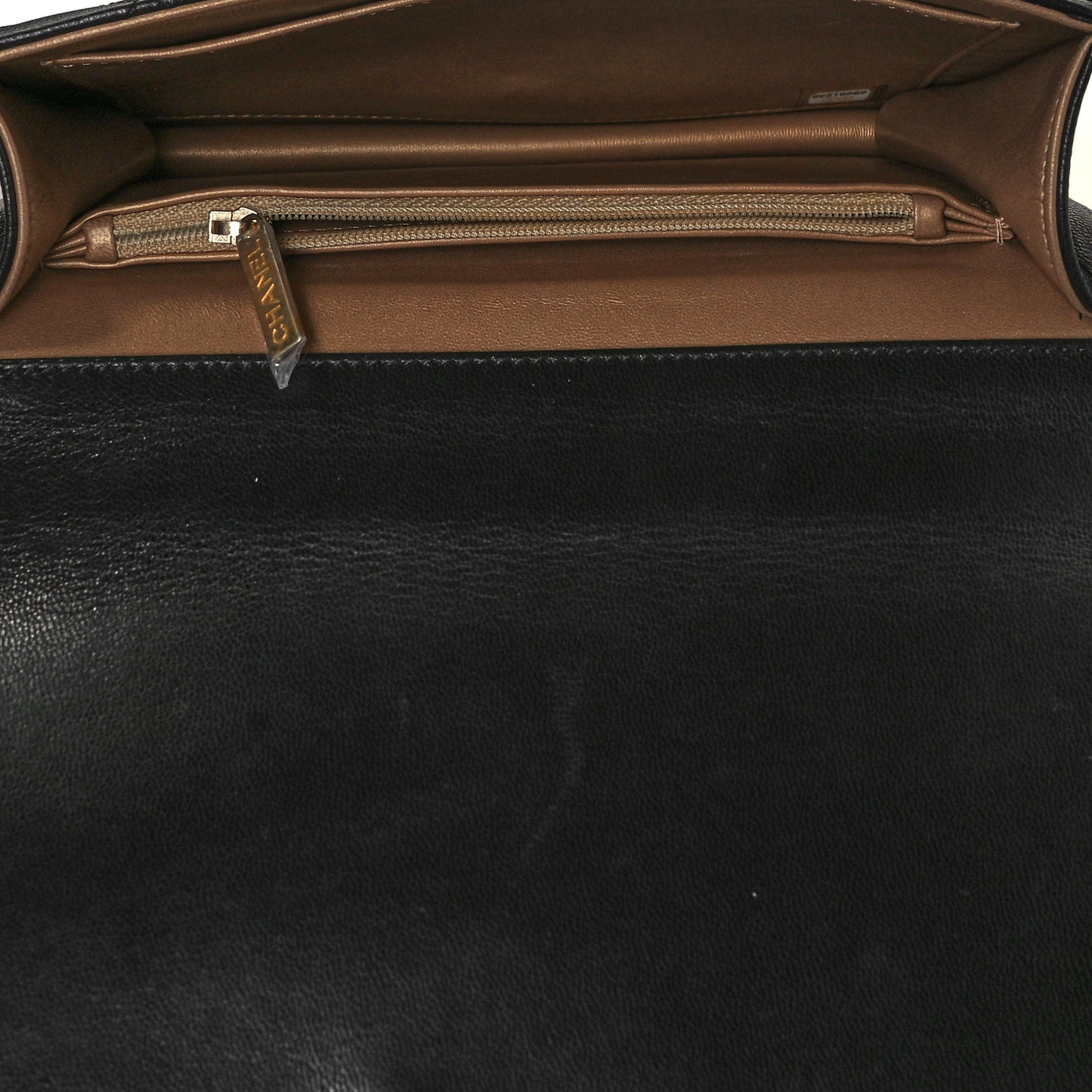 Lambskin Quilted Small Chic Pearls Flap Black