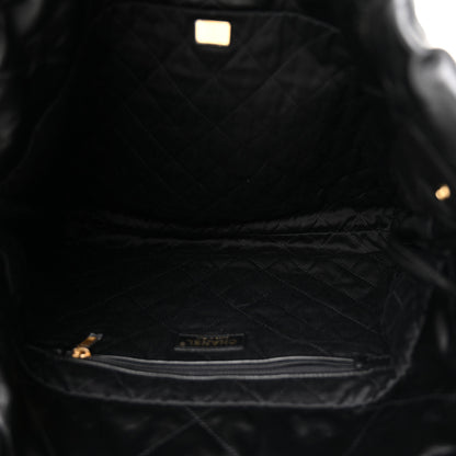 Chanel Shiny Calfskin Quilted Chanel 22 Black 6 of 12
