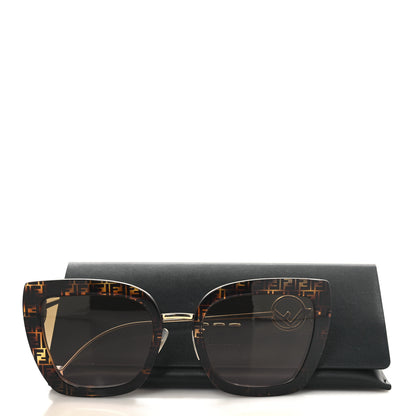 Fendi Acetate Metal F is Fendi FF Square Cat Eye Sunglasses FF 0424/F/S Havana 7 of 7