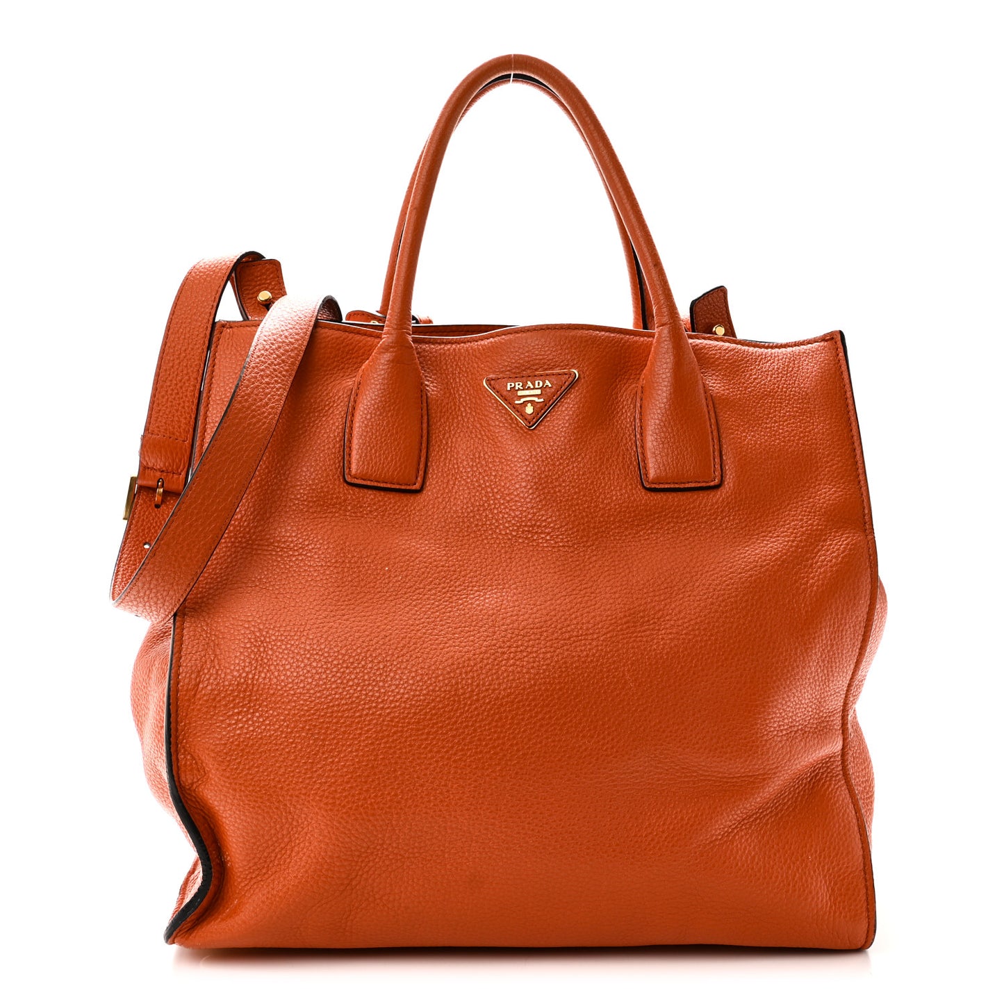 Vitello Daino Shopping Tote Rame