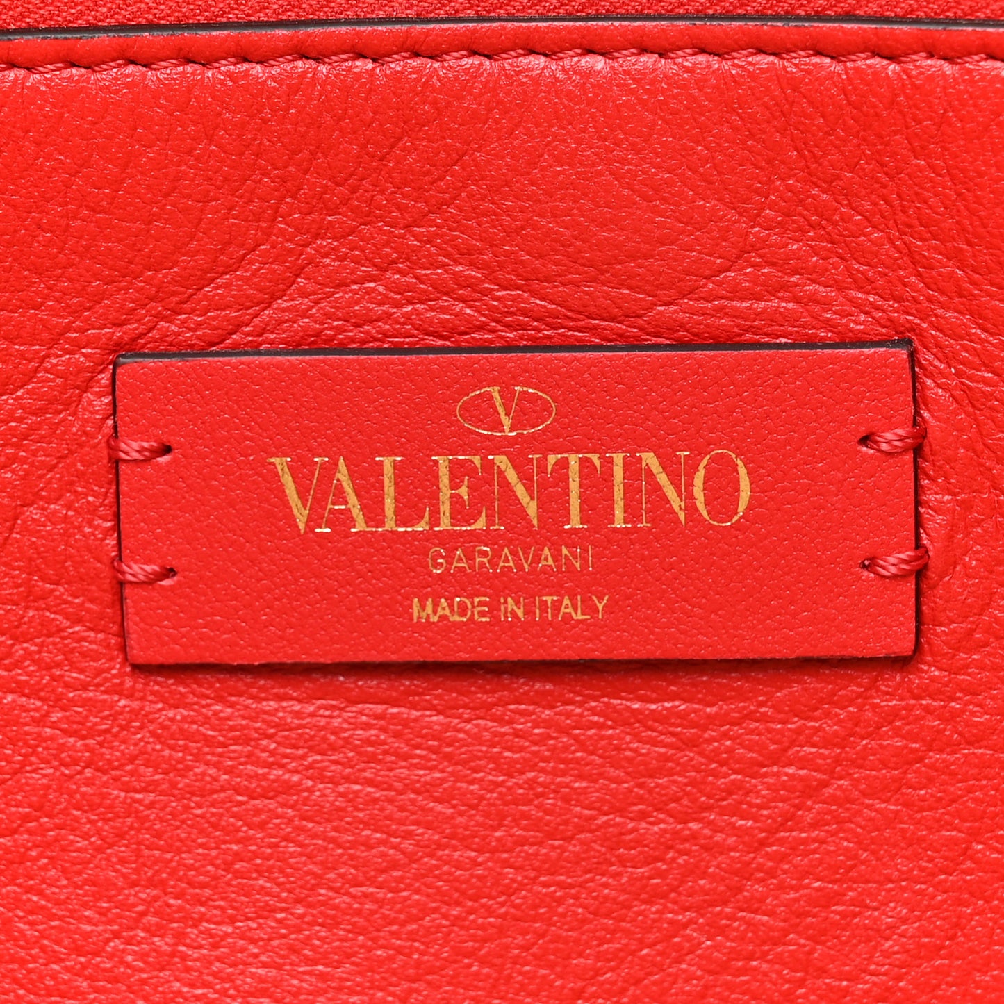 Canvas Nappa Leopard Print Rockstud Tote Brown