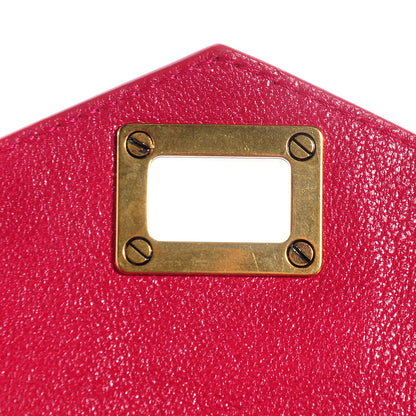 Proenza Schouler Leather PS1 Mini Pouch Messenger Bag Raspberry 8 of 13