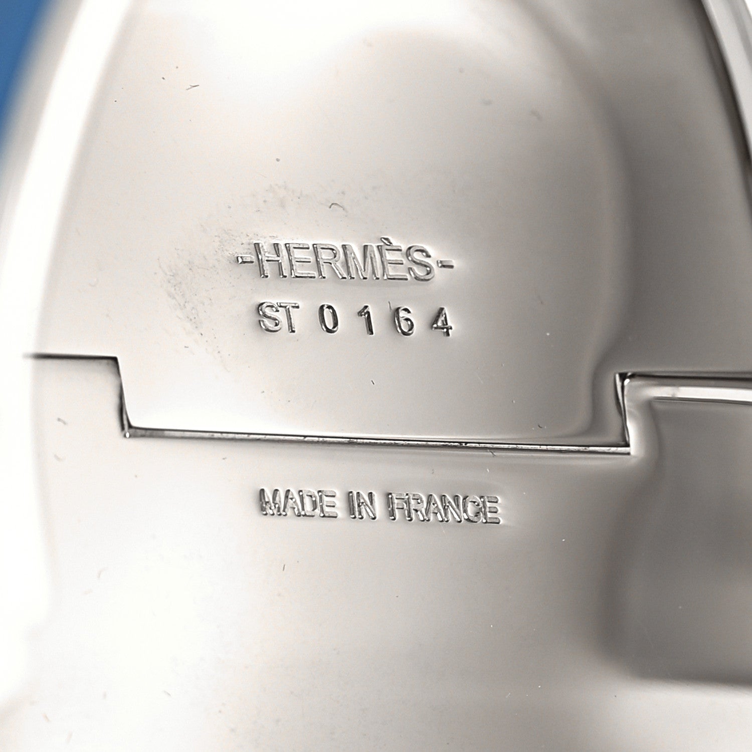 Hermes Enamel Extra Wide Clic Clac H Bracelet PM Bleu Turquin 5 of 5