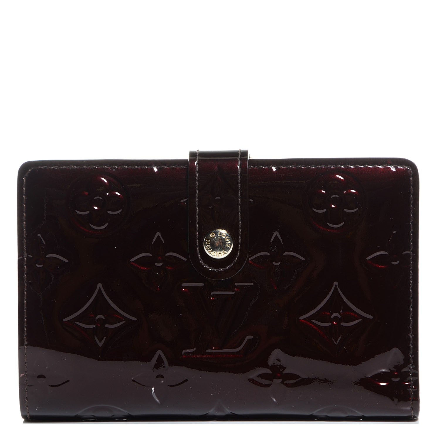 Louis Vuitton Vernis French Purse Wallet Amarante 1 of 8