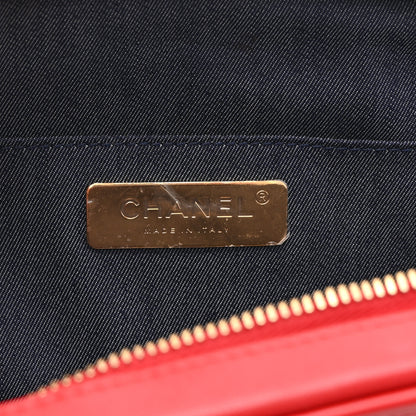 Chanel Lambskin CC Mania Camera Case Red 6 of 10