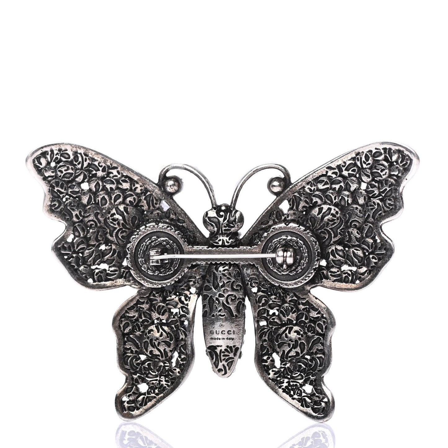 Crystal Butterfly Brooch