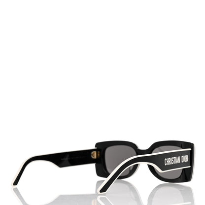 Christian Dior Diorpacific S1U Square Sunglasses Black White 4 of 8