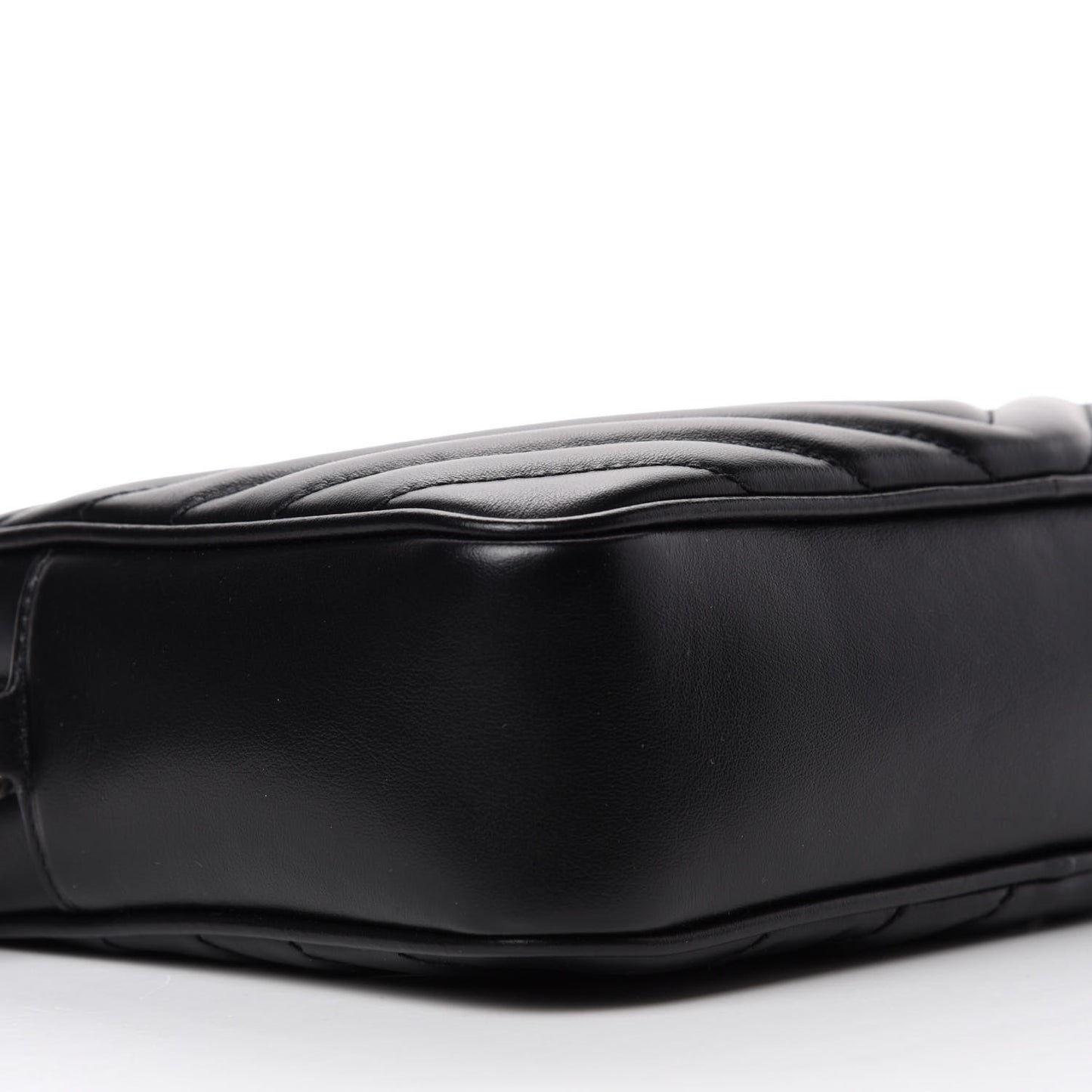 Calfskin Matelasse Monogram Lou Camera Bag Black