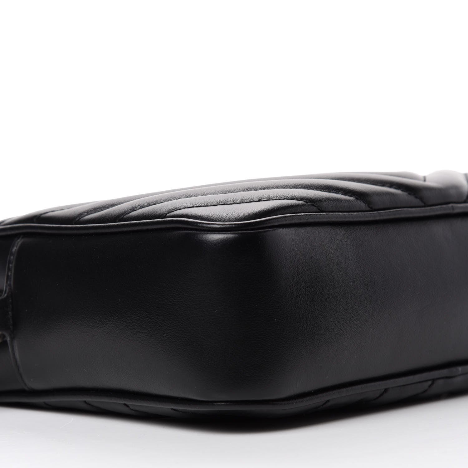 Saint Laurent Calfskin Matelasse Monogram Lou Camera Bag Black 6 of 12